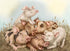 Pigs Family - Diamond Painting Kit